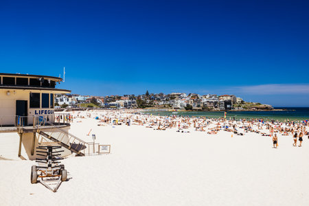 Bondi Beach in Sydney Australiaのeditorial素材