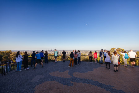 Mount Coot-Tha Lookout in Brisbane Australiaのeditorial素材