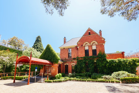 Melbourne University Campus Parkville Australiaのeditorial素材