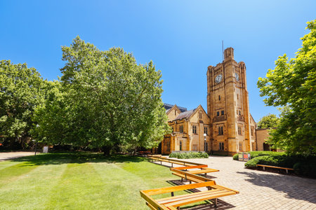 Melbourne University Campus Parkville Australiaのeditorial素材