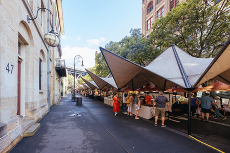 Kirribilli Markets in Sydney Australiaのeditorial素材