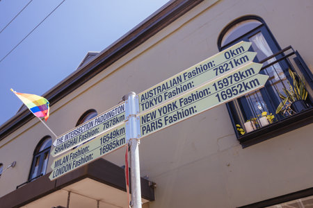 Paddington in Sydney in Australiaのeditorial素材