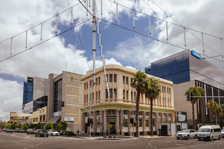 Streets in Geelong CBD Australiaのeditorial素材