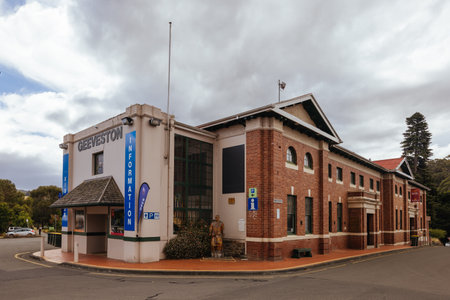 Geeveston in Huon Valley Tasmania Australiaの写真素材
