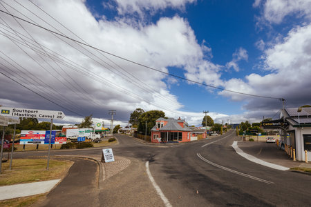 Dover in Huon Valley Tasmania Australiaの写真素材