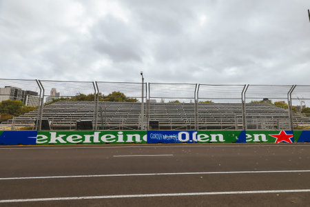 F1 2024: Australian Grand Prix: Preparationsの写真素材