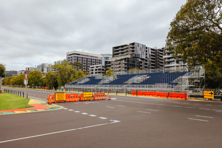 F1 2024: Australian Grand Prix: Preparationsの写真素材
