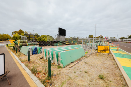 F1 2024: Australian Grand Prix: Preparationsの写真素材