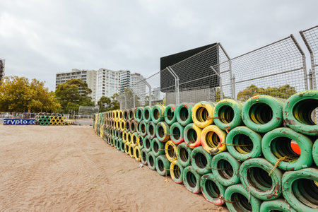 F1 2024: Australian Grand Prix: Preparationsの写真素材
