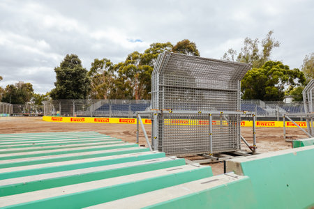 F1 2024: Australian Grand Prix: Preparationsの写真素材