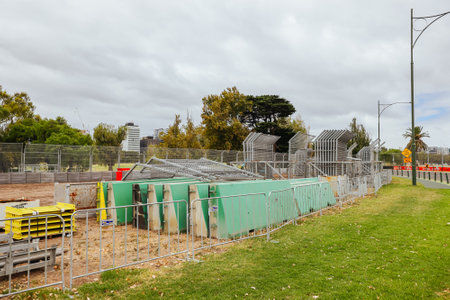 F1 2024: Australian Grand Prix: Preparationsの写真素材