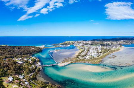 Aerial View of Narooma in Australia