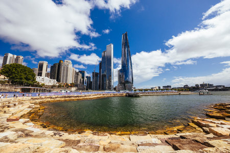 Sydney Harbour and Barangaroo Reserve in Australia