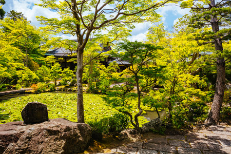 Eikando Temple (Eikan-do) in Kyoto Japanの写真素材