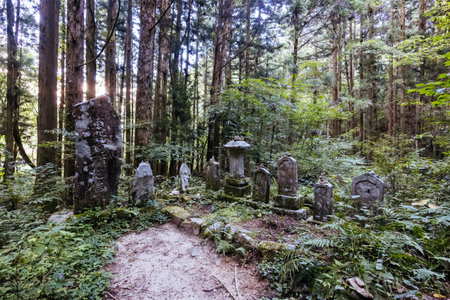 Nakasendo Trail in Japanの写真素材