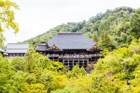 Kiyomizu-dera Temple Kyoto Japanの写真素材