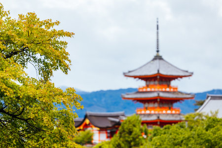 Kiyomizu-dera Temple Kyoto Japanの写真素材