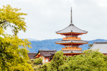 Kiyomizu-dera Temple Kyoto Japanの写真素材