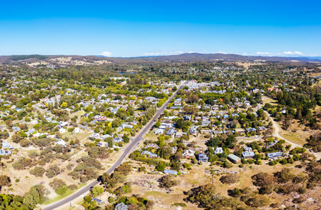 Beechworth Town Centre in Australiaの写真素材
