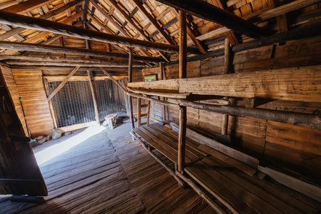 Du Cane Hut in Tasmania Australiaの写真素材