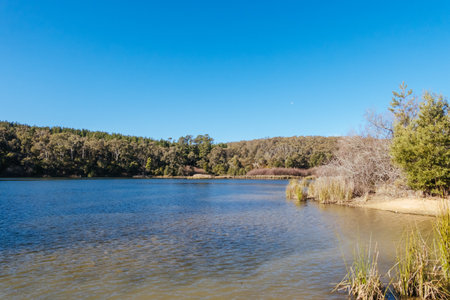 St Georges Lake in Creswick Australiaの写真素材