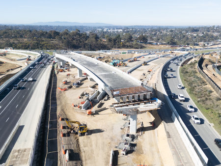 North East Link Under Construction in Melbourne Australia