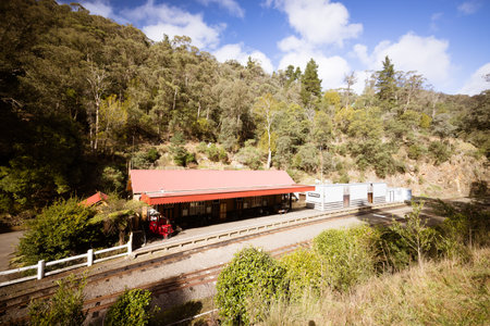 Walhalla in Victoria Australiaの写真素材
