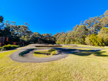 Warburton Mountain Bike Park in Australiaの写真素材