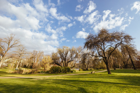 Castlemaine Botanical Gardens in Castlemaine Australiaの写真素材