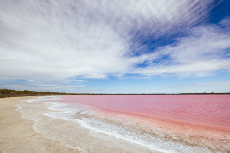 Pink Lake Dimboola in Australia