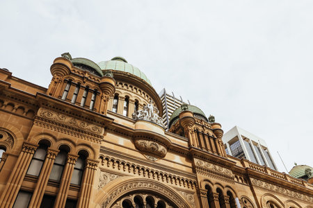 Sydneys Queen Victoria Building Interior in Australiaの写真素材