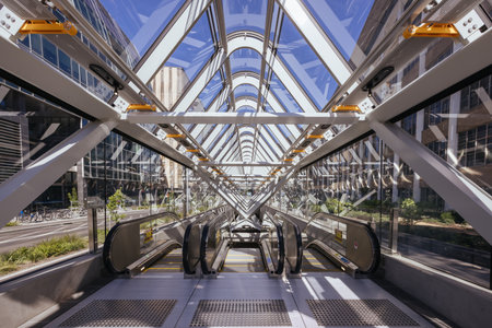 Parkville Train Station in Melbourne Australiaのeditorial素材