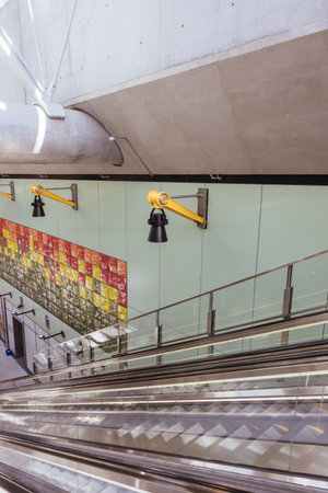 Parkville Train Station in Melbourne Australiaのeditorial素材