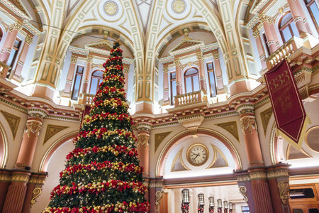 Christmas at 333 Collins St Melbourneのeditorial素材