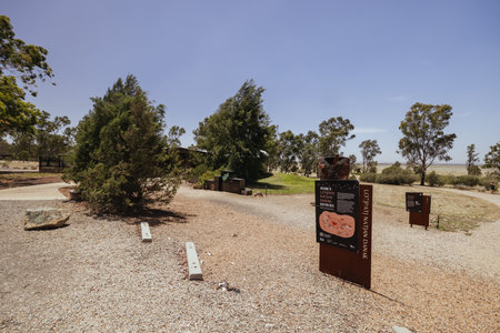 Winton Wetlands in Victoria Australiaの写真素材