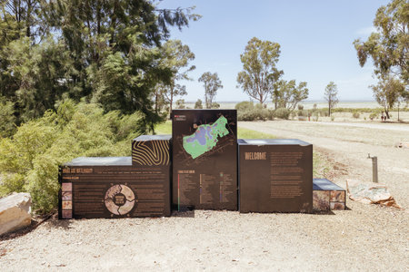 Winton Wetlands in Victoria Australiaの写真素材
