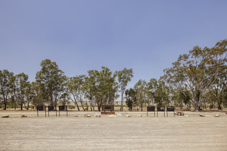 Winton Wetlands in Victoria Australiaの写真素材