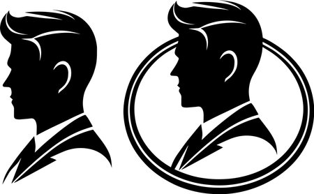 Business Man Profile Avatarのイラスト素材