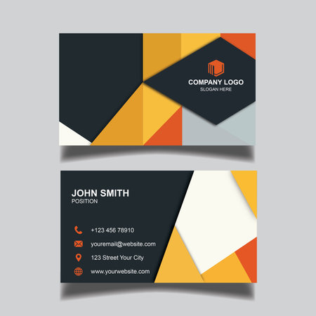 Business Card Simple Modern Designのイラスト素材