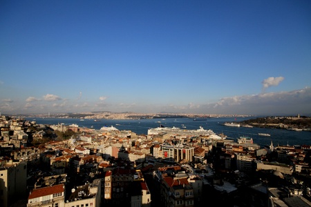 Galata Tower Viewの写真素材