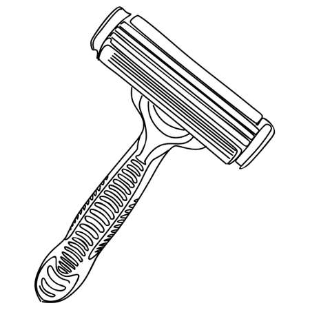 razor, vectorのイラスト素材
