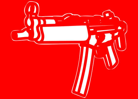 gun, illustrationのイラスト素材