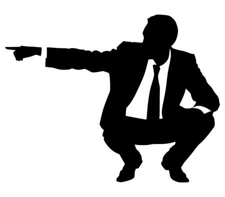worried businessman, vectorのイラスト素材