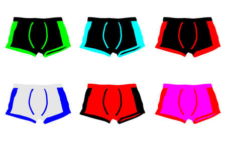 Boxer shortsのイラスト素材