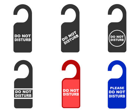 Do not disturb signのイラスト素材