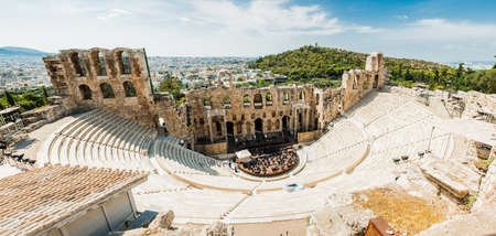 The Acropolis of Athens Greece - Theater of Dionysusのeditorial素材