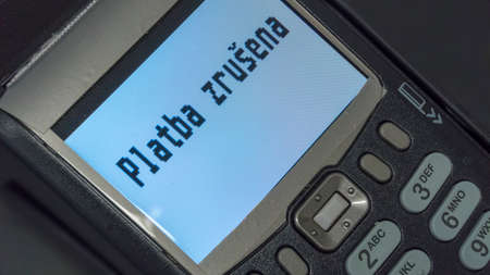 EET electronic revenue records in the Czech Republicの写真素材