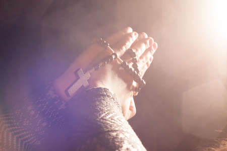 Praying handsの写真素材