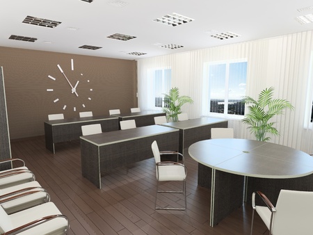Meeting room. It's 3D image.の写真素材