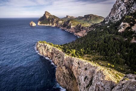 Cap de Formentor peninsula on Mallorca, Spainの写真素材